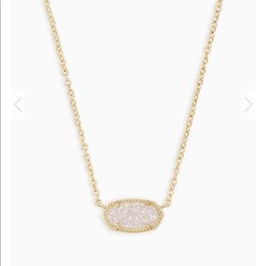 Kendra Scott Eliza Necklace (iridescent druzy)